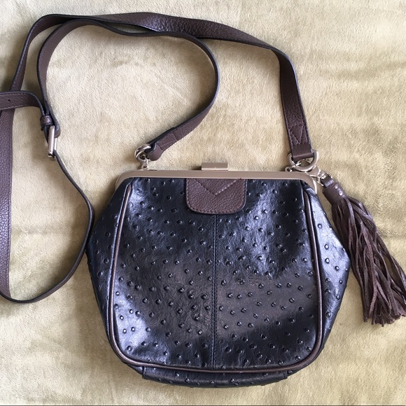 Halogen CrossBody Leather Bag - Picture 2 of 5